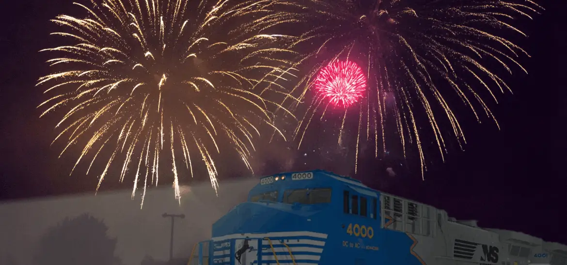 Fireworks and Trains?